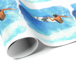 Surfen von 1 Packpapier