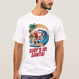 Surfen Weihnachten T-Shirt