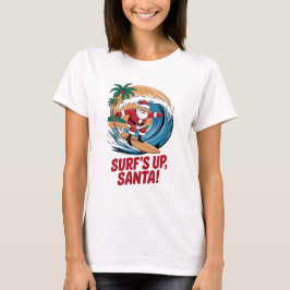 Surfen Weihnachten T-Shirt