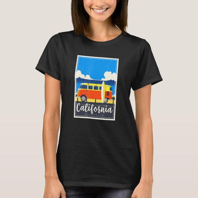 Surfen Windansea San Diego Beach Surf Scrunchie G T-Shirt (Vorderseite)