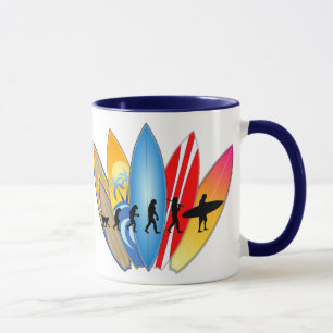 Surfende Evolution Tasse