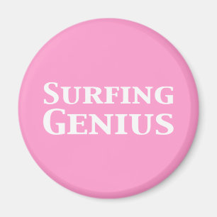 Surfende Genie-Geschenke Magnet