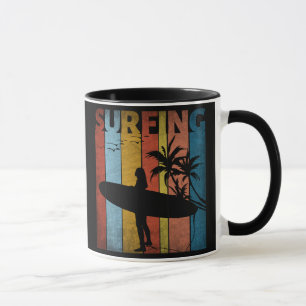 SURFENDE TROPISCHE SOMMER GIRL TASSE
