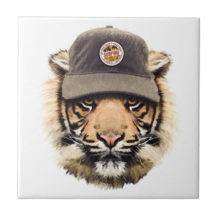 Surfender Tiger Fliese