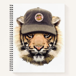 Surfender Tiger Notizbuch