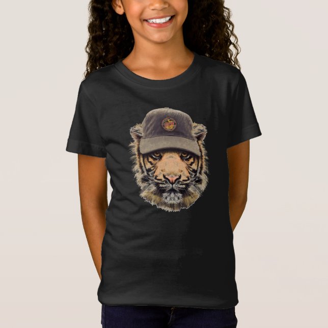 Surfender Tiger T-Shirt (Vorderseite)