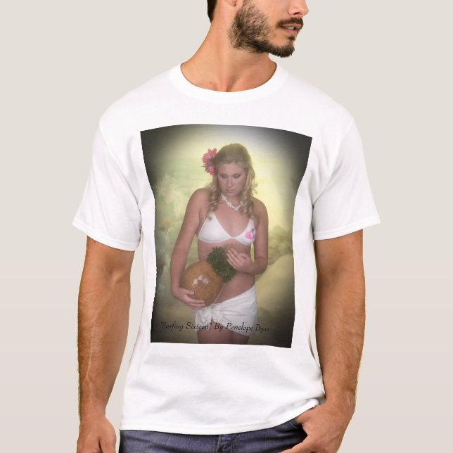 surfendes Bild sechzehn, "sechzehn" durch P T-Shirt (Vorderseite)