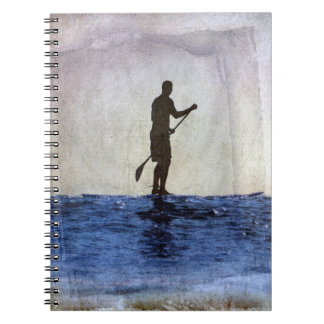 Surfendes Paddel-Brett, Copyright Karen J Williams Notizblock