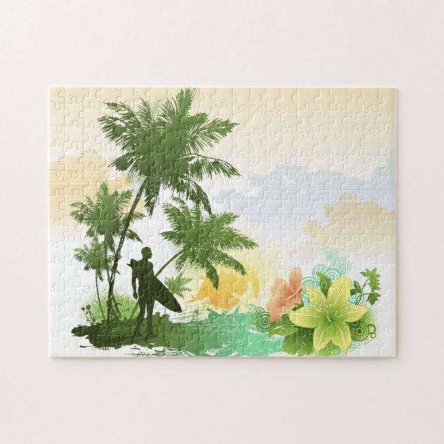 Surfendes Puzzlespiel 6 (Horizontal)