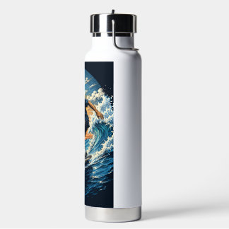 Surfer auf den Wellen  Trinkflasche