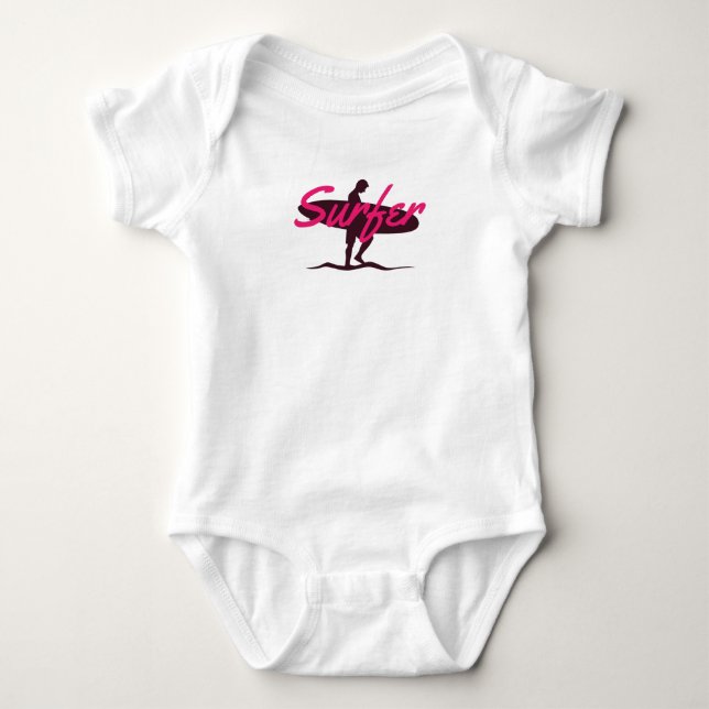Surfer Baby Strampler (Vorderseite)