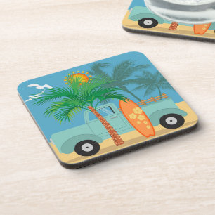 Surfer Beverage Coaster Getränkeuntersetzer