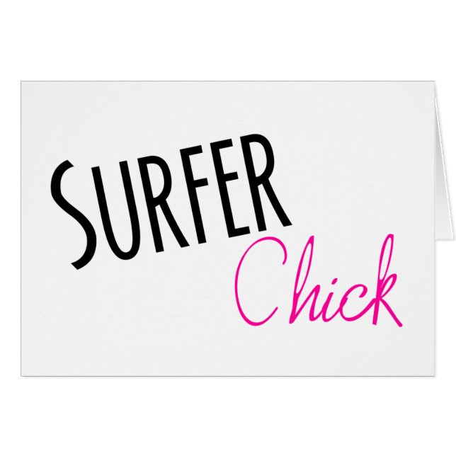Surfer Chick (Vorderseite (Horizontal))