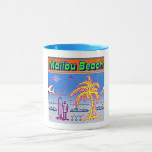Surfer Cup "Malibu Beach" Tasse