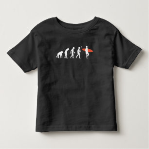 Surfer Evolution Surfbrett Strand Kleinkind T-shirt