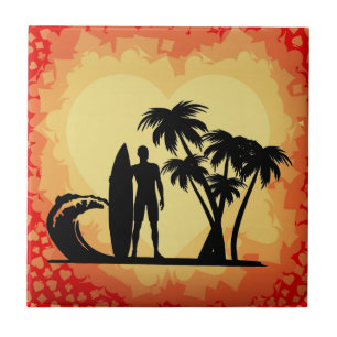 Surfer Fliese