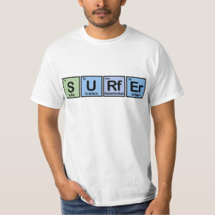 Surfer gemacht von den Elementen T-Shirt