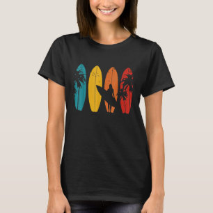 Surfer-Geschenk Vintage-Surfen Surfbrett Strand T-Shirt