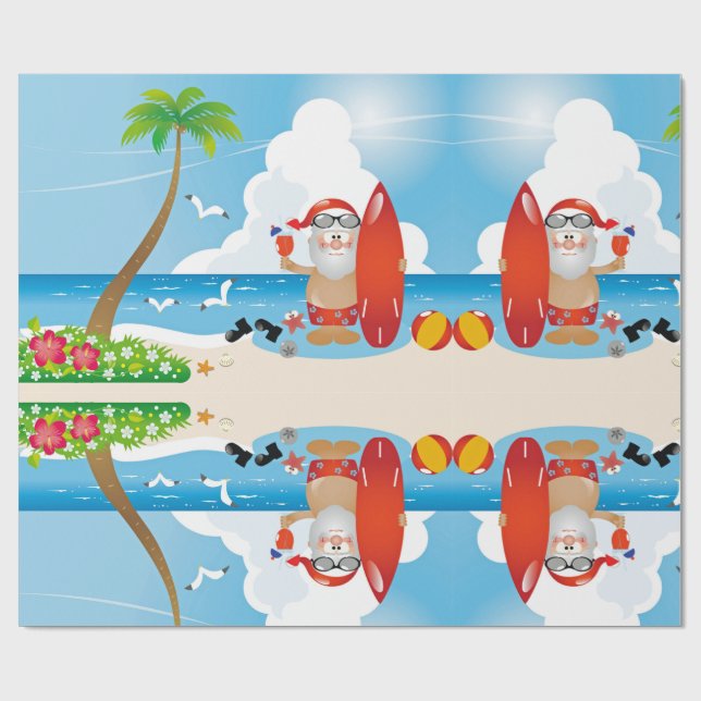 Surfer Geschenkpapier (Flach)