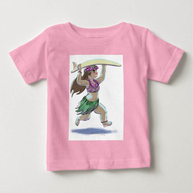 SuRfEr GiRl Baby T-shirt (Vorderseite)