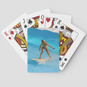 Surfer Girl Playing Cards Spielkarten