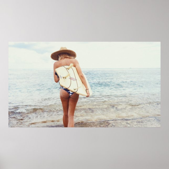 Surfer girl poster (Vorne)