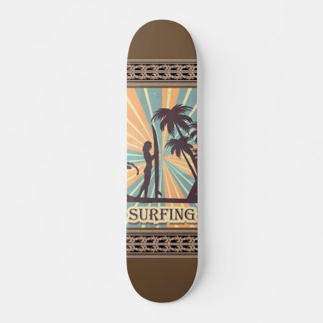 Surfer Girl Skateboard (Vorne)