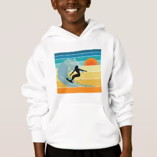 Surfer Girl Sunset Vintage