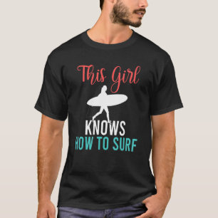 Surfer Girl Surfing Mama Surf Frauen Apparel T-Shirt