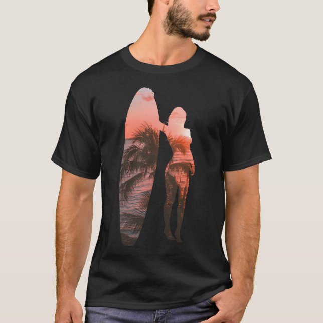 Surfer Girl T-Shirt (Vorderseite)