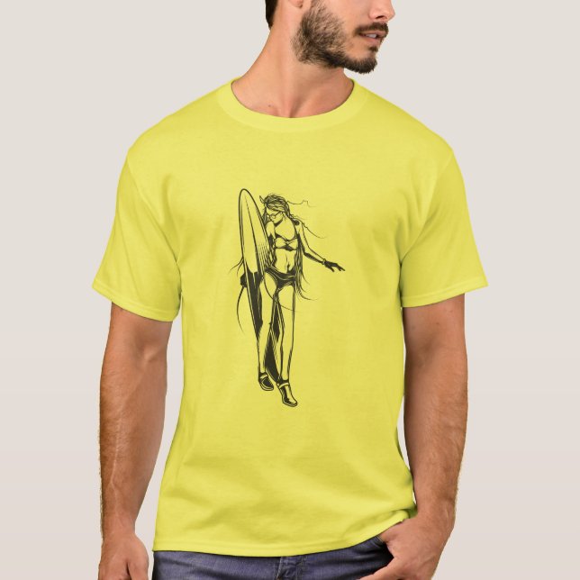Surfer Girl T-Shirt (Vorderseite)