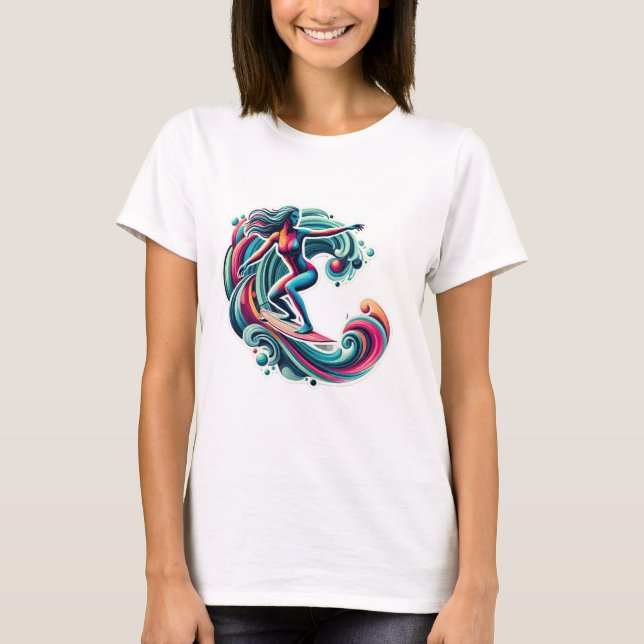Surfer Girl T - Shirt (Vorderseite)