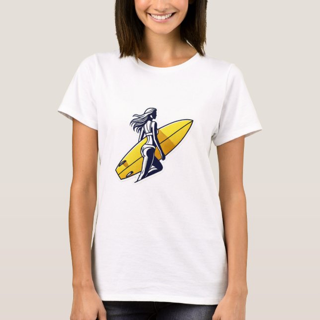 Surfer Girl T - Shirt (Vorderseite)