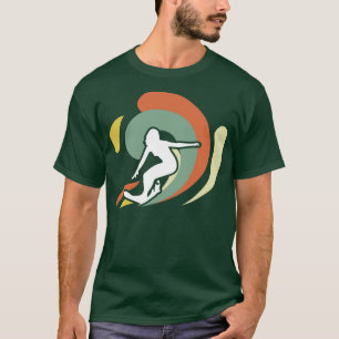 Surfer Girl Vintag Style Wave T-Shirt