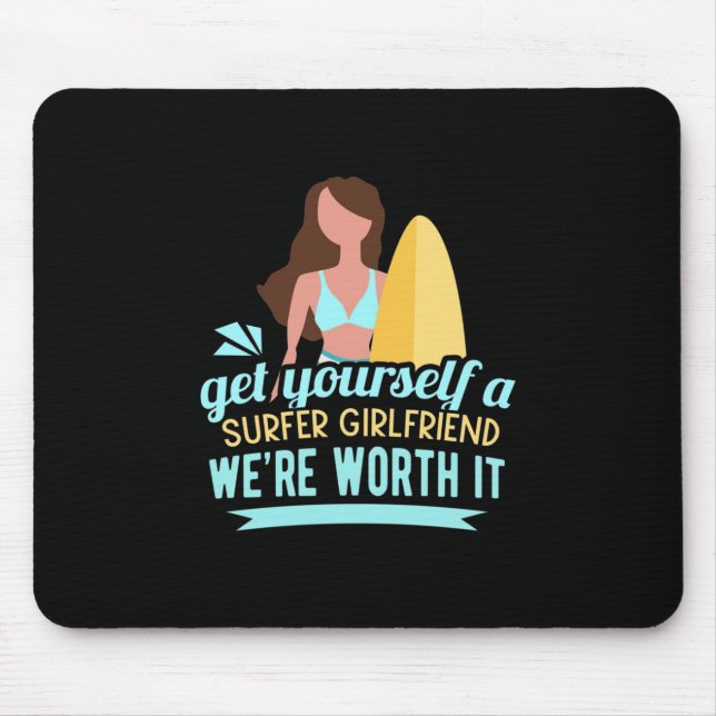 Surfer Girlfriend Mousepad (Vorne)