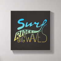 Surfer große Wellen
