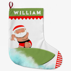 Surfer Großer Weihnachtsstrumpf