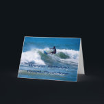 Surfer Happy Birthday Great Grandson Karte<br><div class="desc">Ihr Urenkel ist ein phantastischer Typ! Sie können den Text auf der Innenseite der Karte anpassen.</div>
