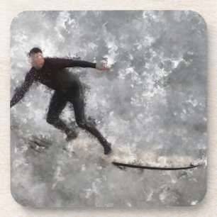 Surfer Hard Plastic Untersetzer