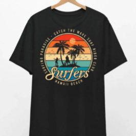 Surfer Hawaii Beach T - Shirt