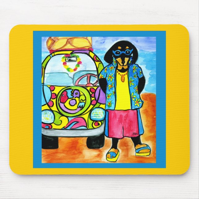 Surfer Joe's Van Mousepad (Vorne)
