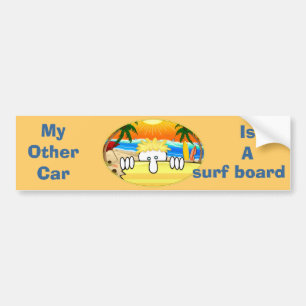 Surfer Kilroy Autoaufkleber