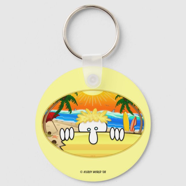 Surfer Kilroy Schlüsselanhänger (Vorderseite)