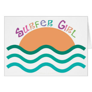 Surfer-Mädchen