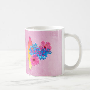 Surfer-Mädchen Kaffeetasse