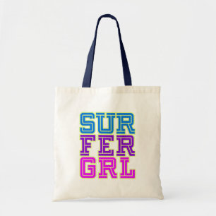Surfer-Mädchen Tragetasche