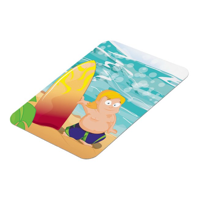 Surfer Magnet (Linke Seite)