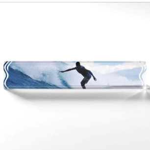 Surfer Namensplakette