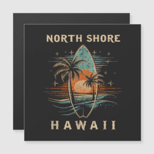 Surfer North Shore Hawaii  Magnetkarte