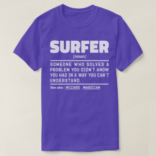 Surfer Noun Definition Beach Surfsport T-Shirt